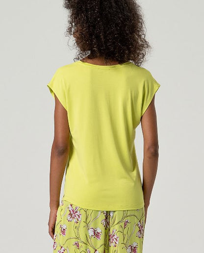 T-shirt met V-hals