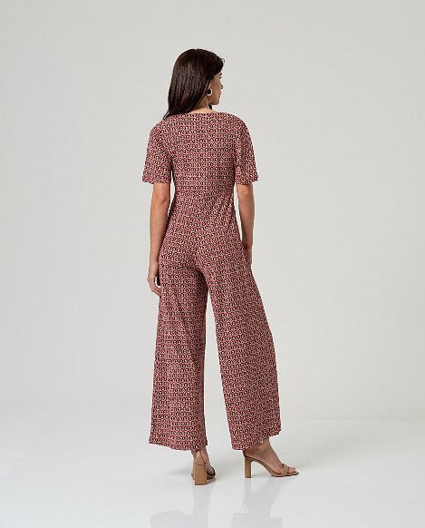 Cross Neck Jumpsuit