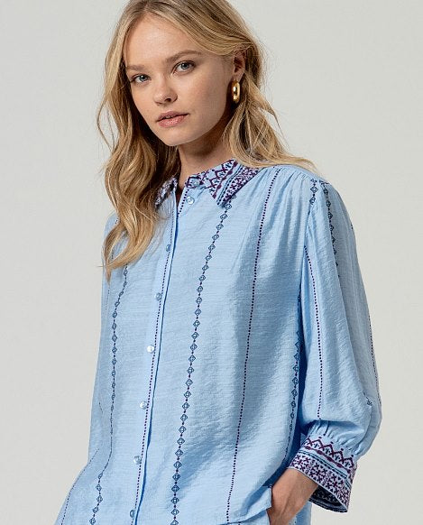 3/4 Wide Sleeve Blouse