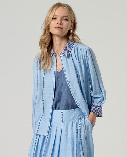 3/4 Wide Sleeve Blouse
