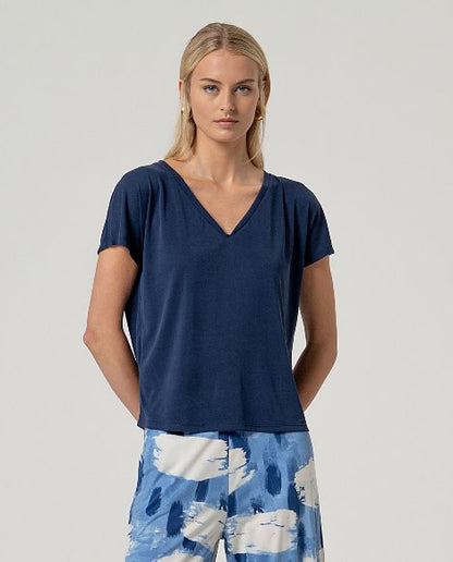 Sleeveless V-Neck T-Shirt