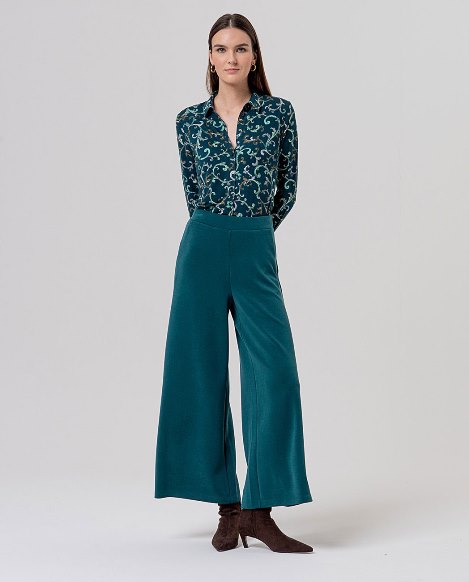 broek met wijde pijp 