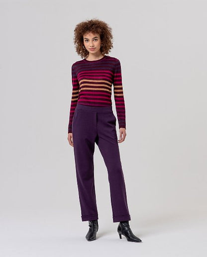 Chino style pants - Purple