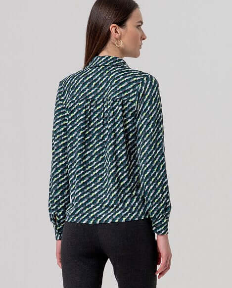 Wide style shirt - Bottle Green