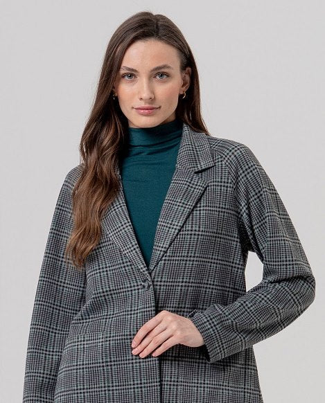 Wide american style  Blazer  Grey
