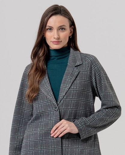 Wide american style  Blazer  Grey