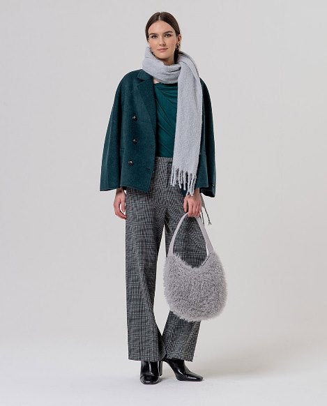 Wide trousers with narrow waist - Grey