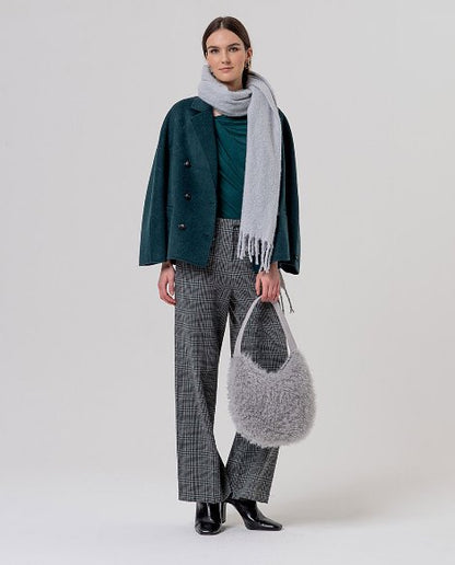 Wide trousers with narrow waist - Grey