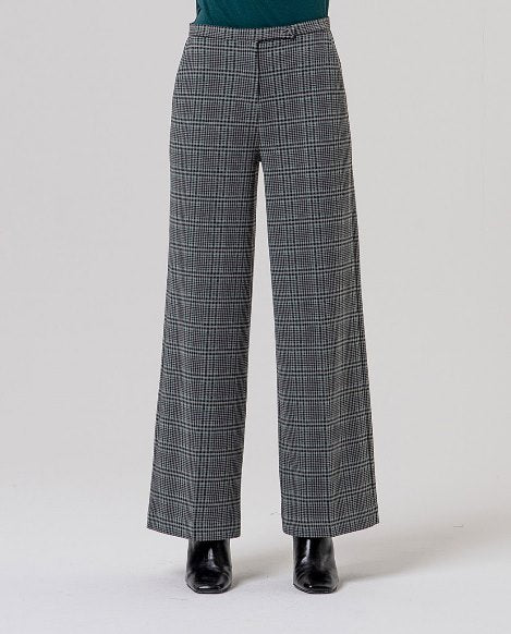 Wide trousers with narrow waist - Grey