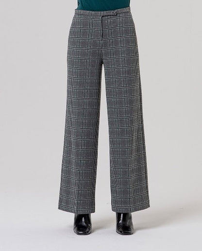 Wide trousers with narrow waist - Grey