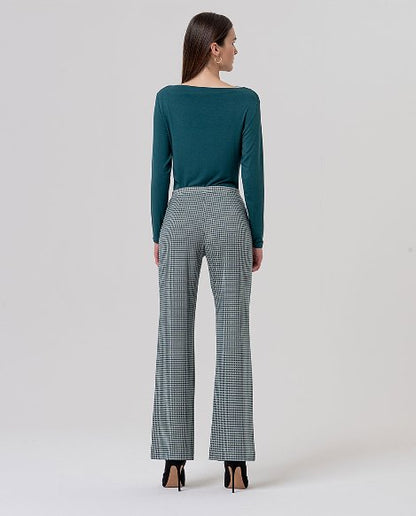 rechte broek met stretch