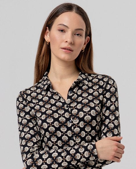 blouse met print 