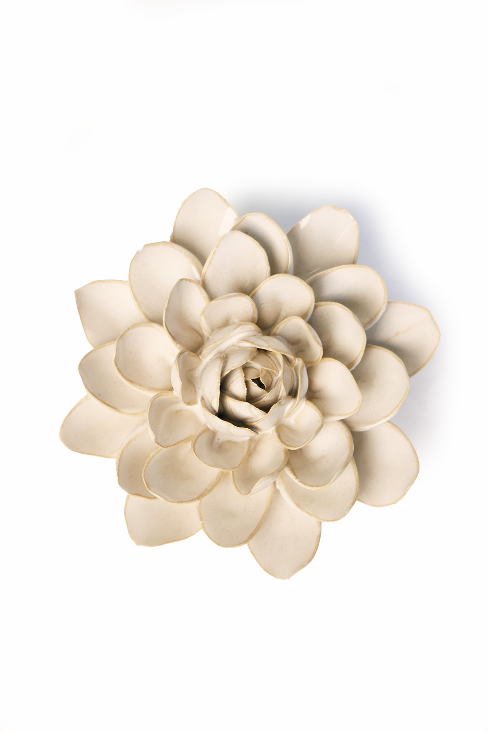 Ceramic Flower Wall Accessories Ivory Snowdrop - SoMuch Fashion