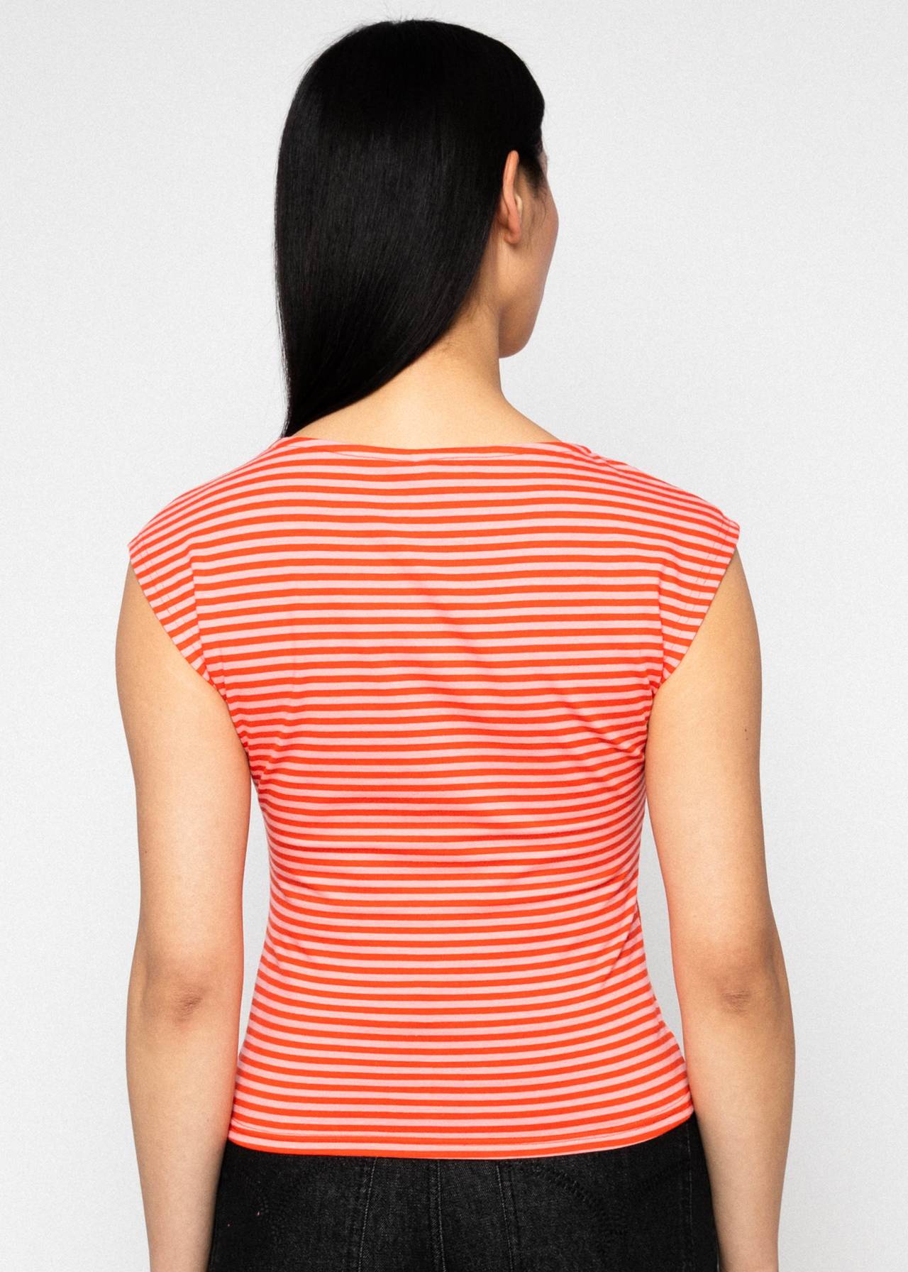 Sleeveless Top Vintage V-Neck