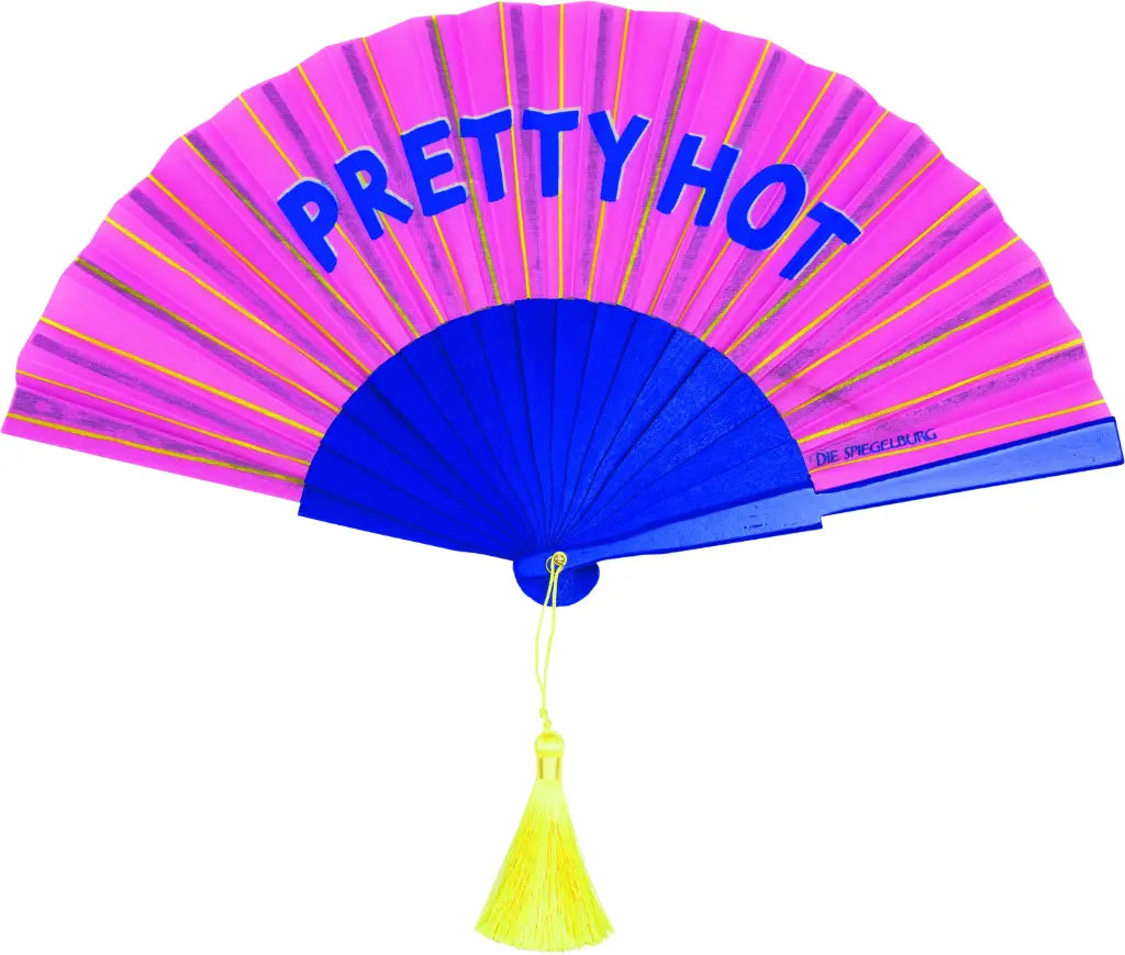 Waaier met tekst Pretty Hot