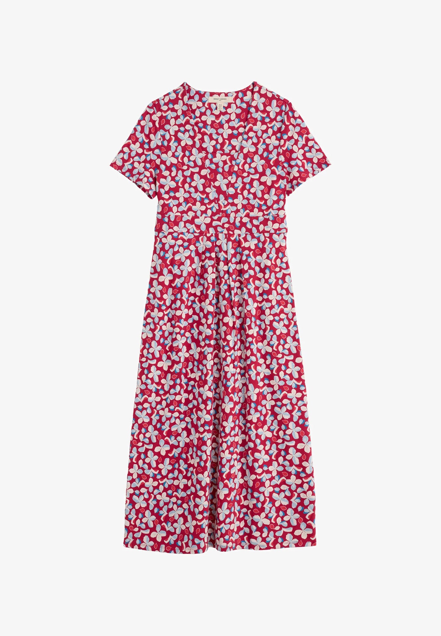 Veronica Dress-Posy Press Boat Red