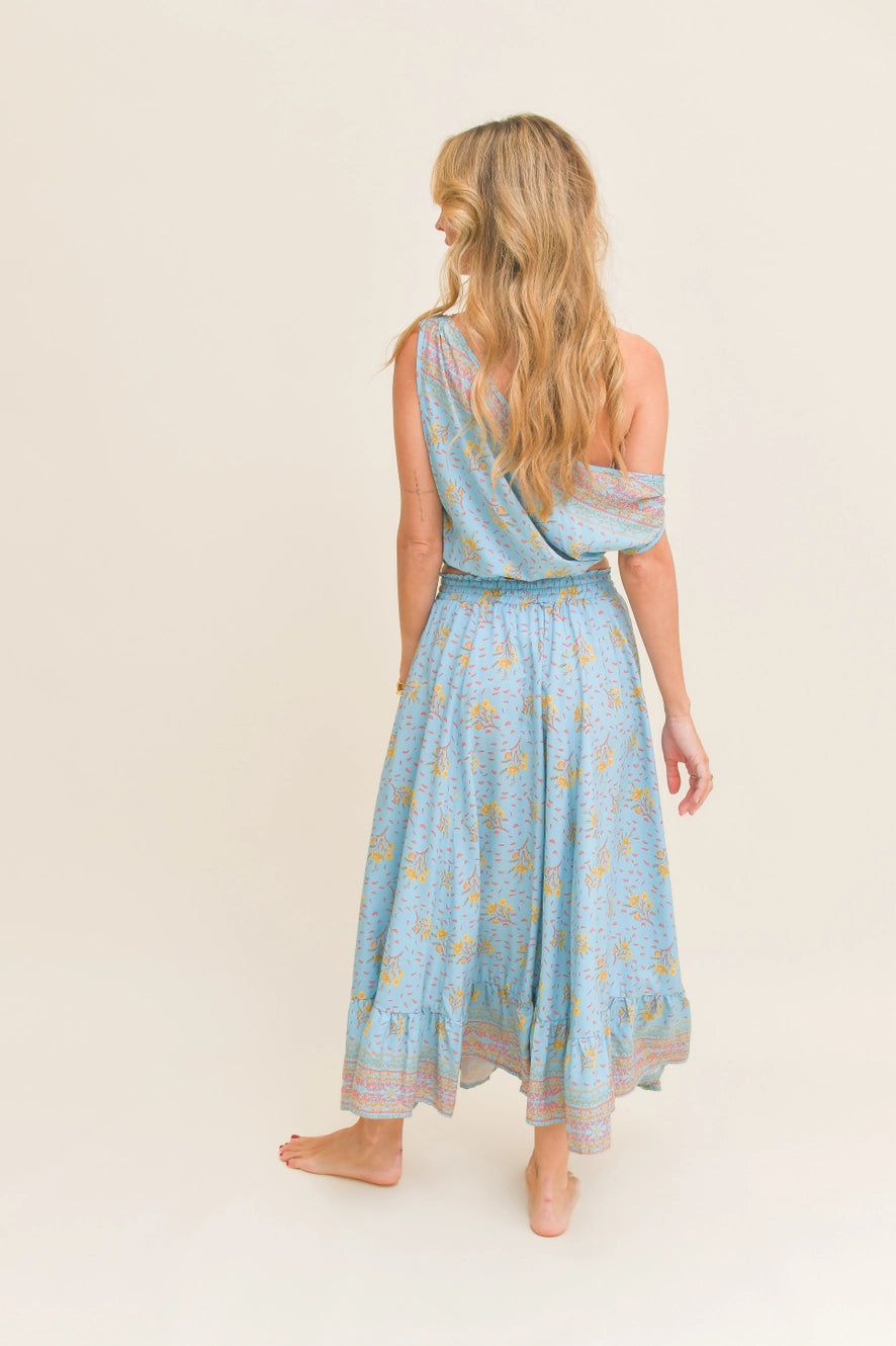 Laguna Fleur Print Vela Skirt