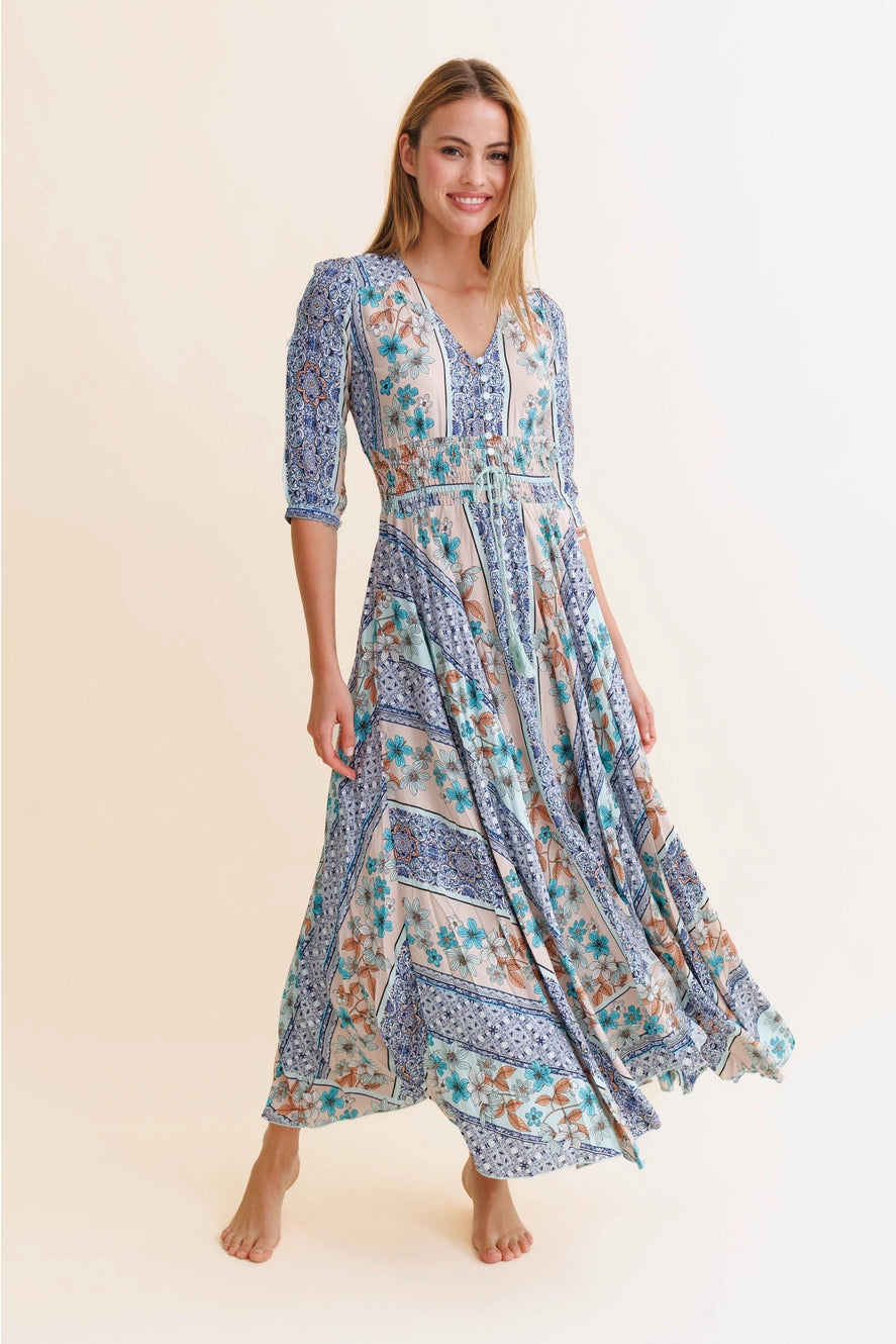 CARLISLE PRINT INDIANA MAXI DRESS