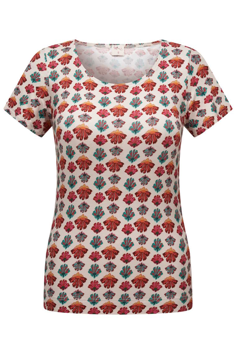 Basic shirt short sleeve Naturel