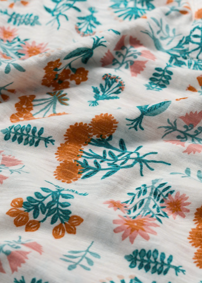 Wavecrest Shirt- Apothecary Plants Chalk