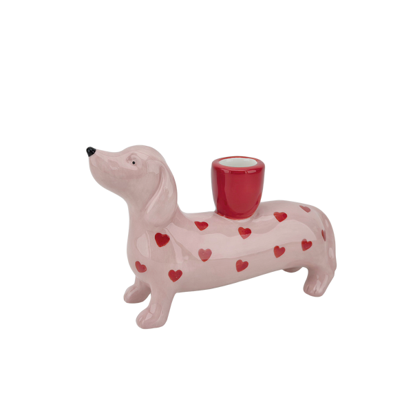 PRE ORDER Dog heart candle holder