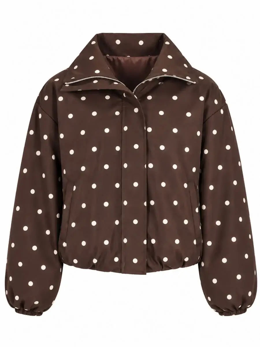 Jasje Polkadot Bruin Stippen - SoMuch Fashion