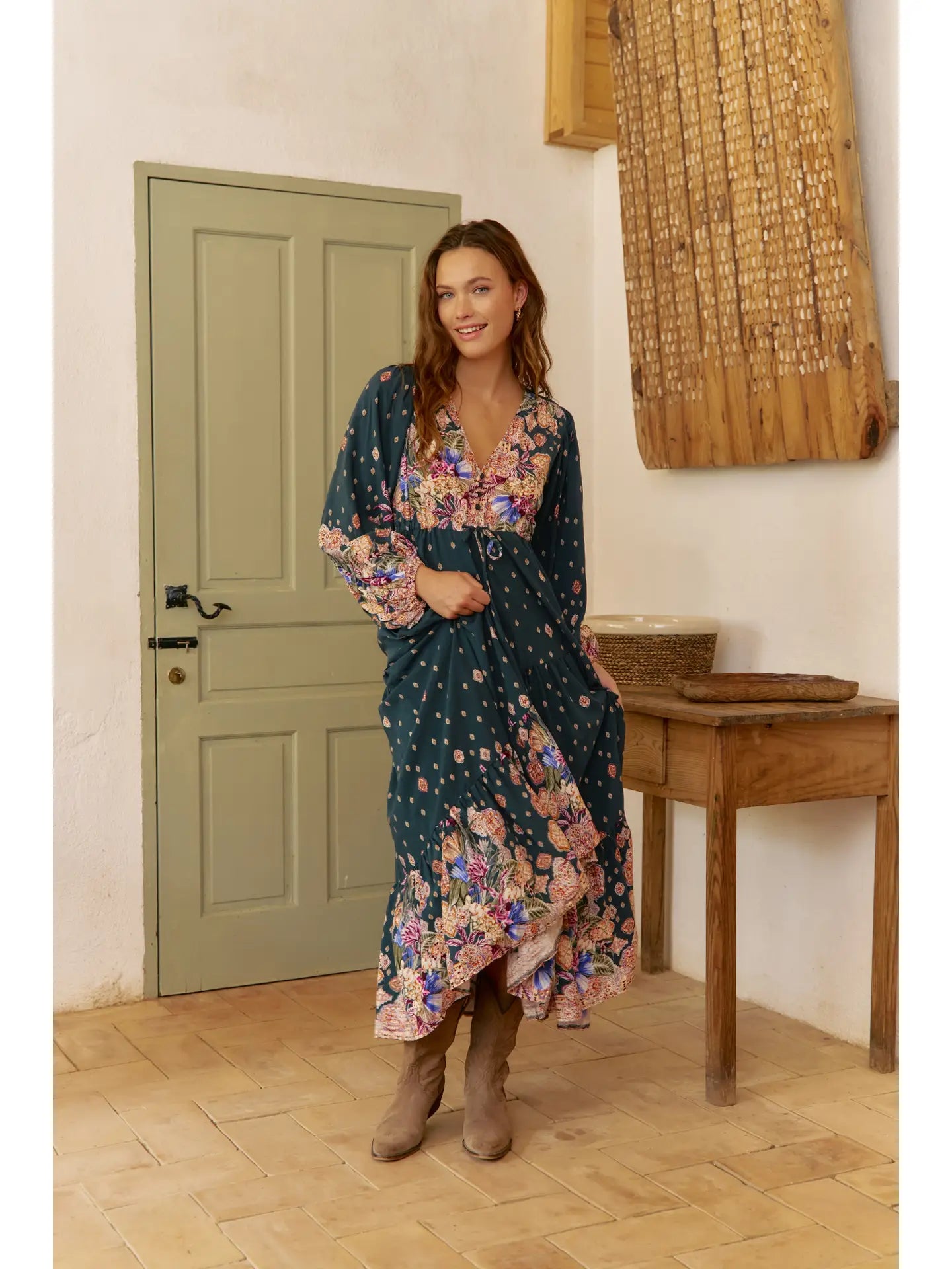 Estella Print Teresa Maxi Dress