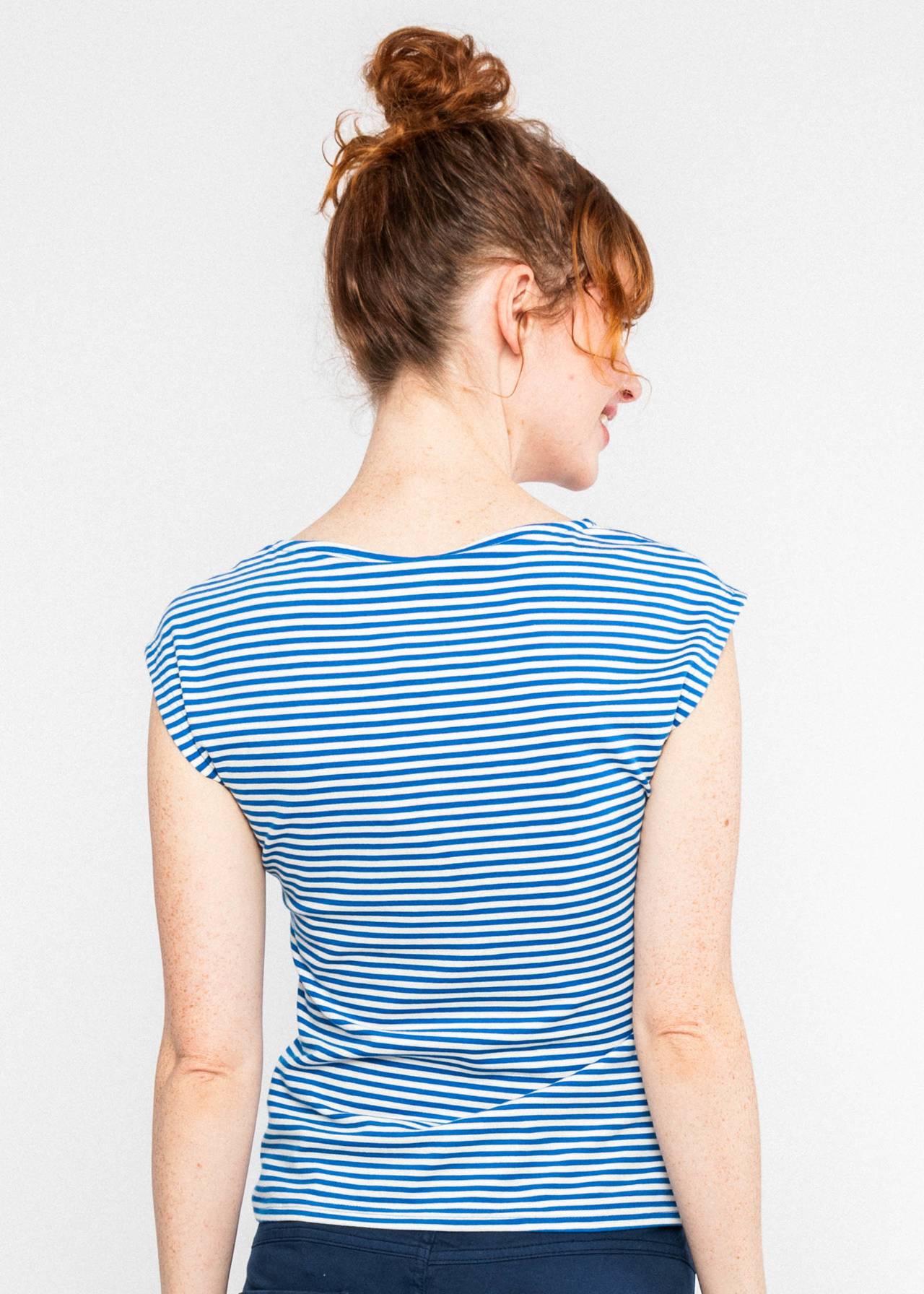 Sleeveless Top Vintage V-Neck