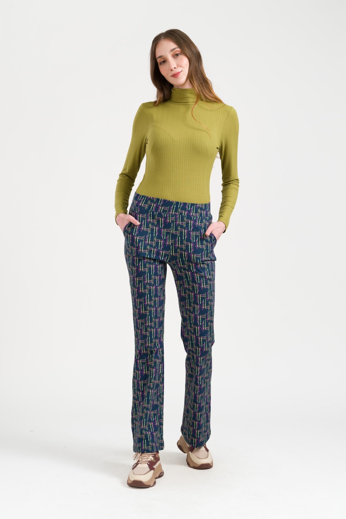 Lieke Trousers Electric Weave