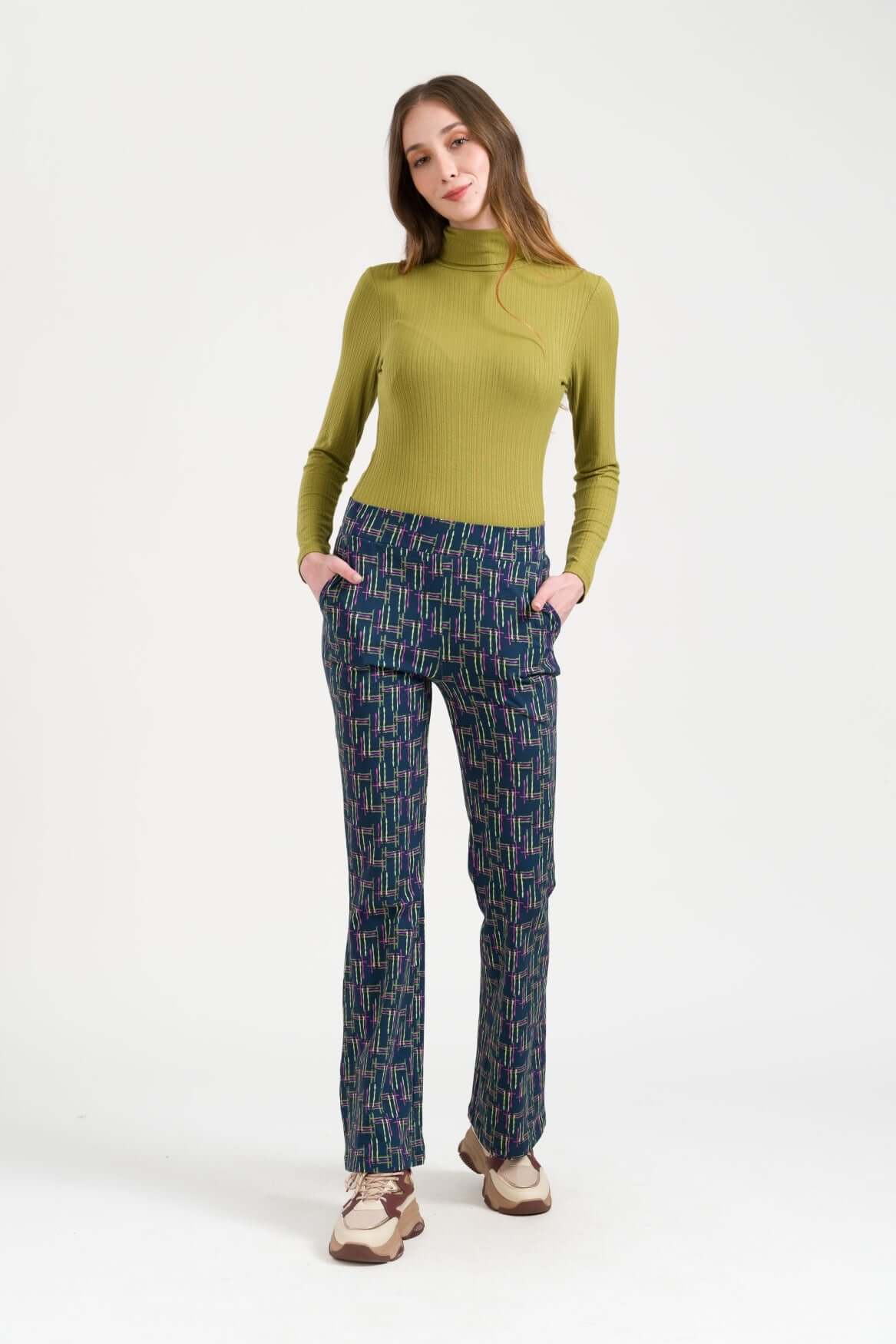 Lieke Trousers Electric Weave