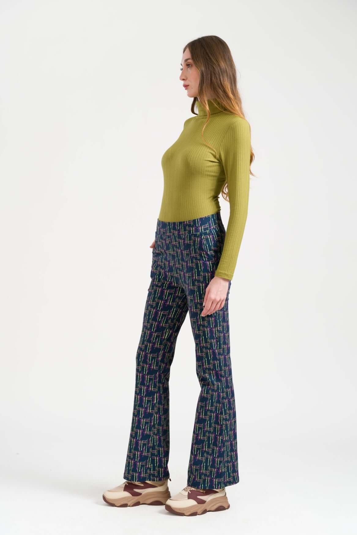 Lieke Trousers Electric Weave