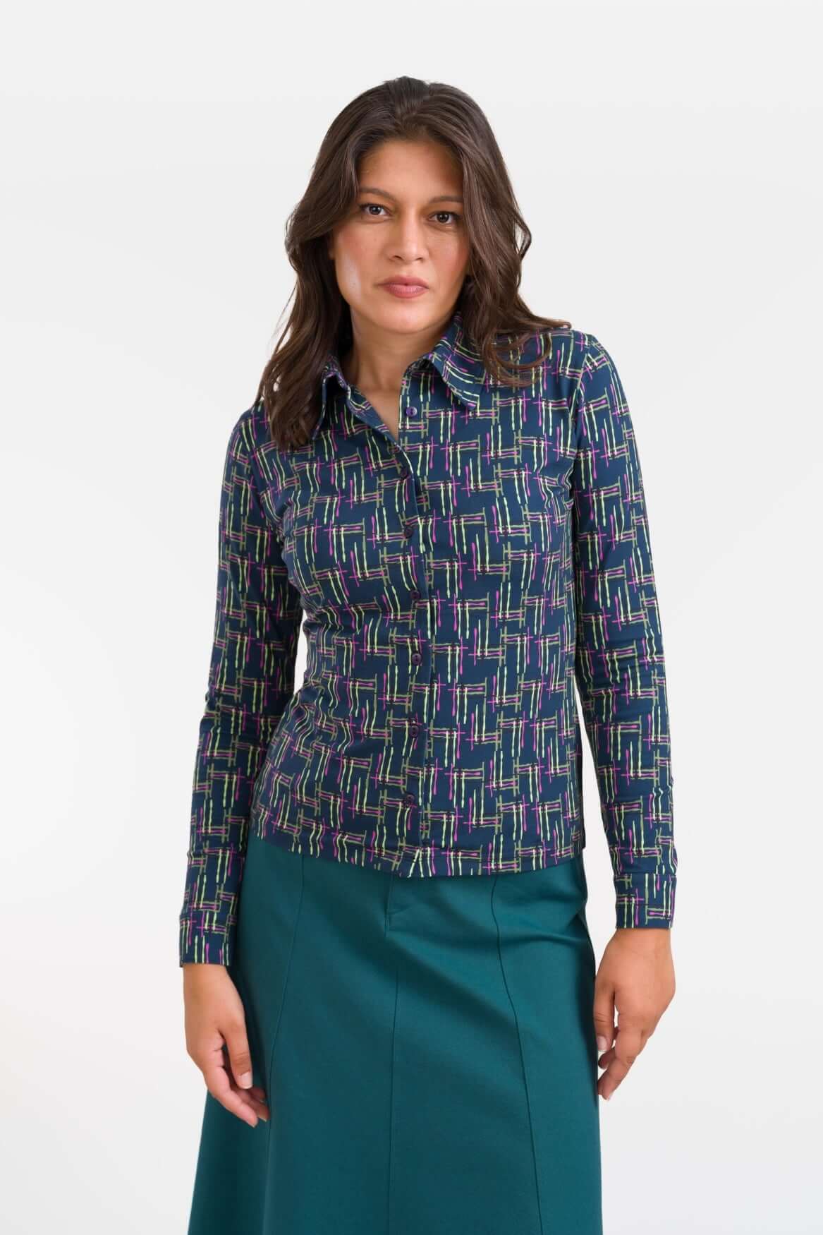 Sara Blouse  Electric Weave