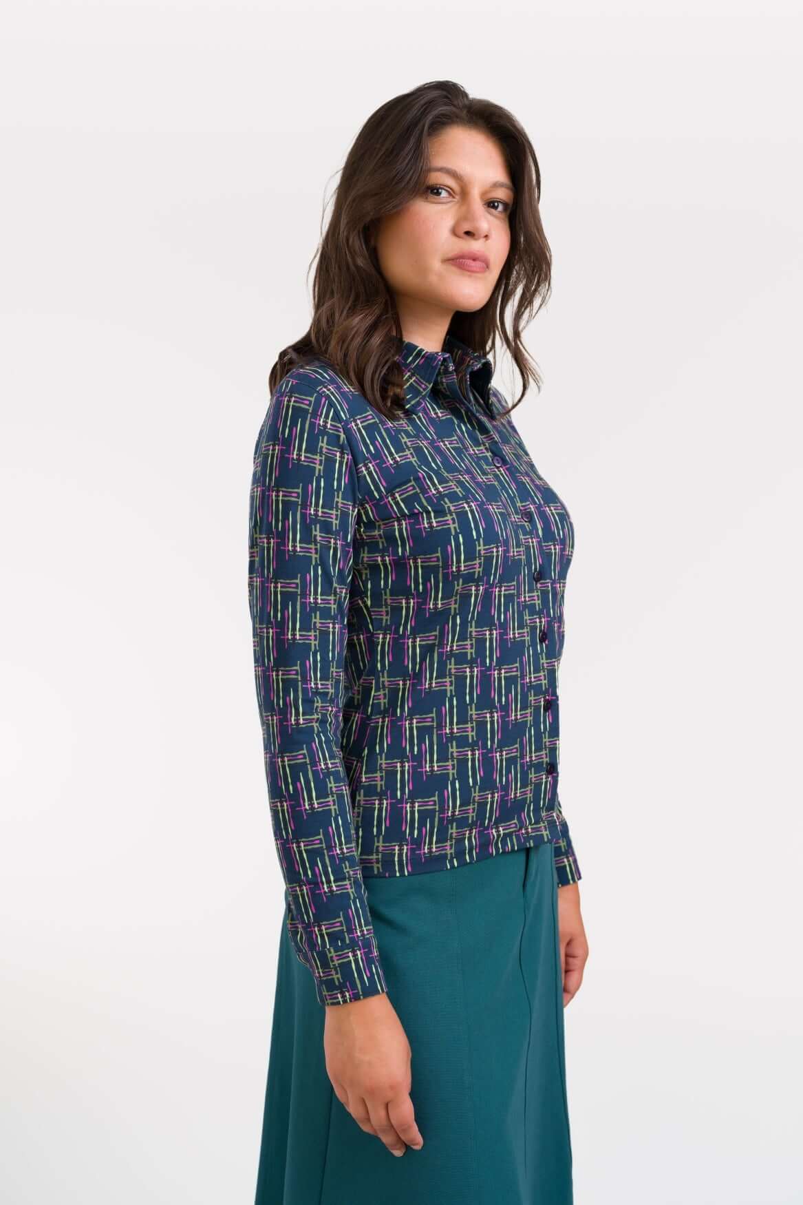Sara Blouse  Electric Weave