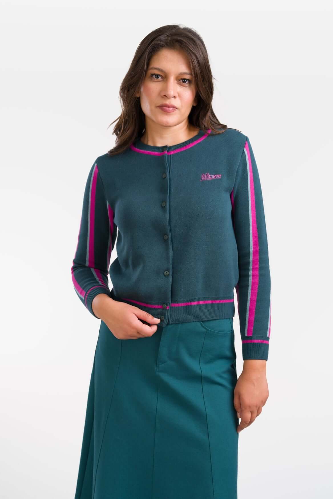 Cardigan Jade Line Knitwear - SoMuch Fashion