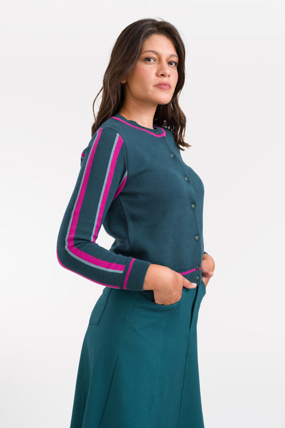 Cardigan Jade Line Knitwear