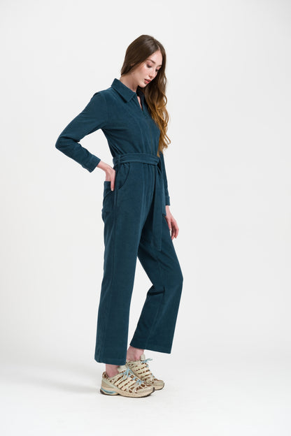 Ginger Jumpsuit Rib Velour