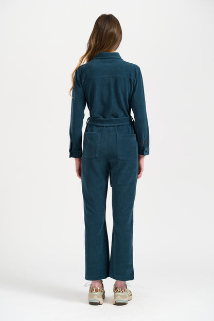Ginger Jumpsuit Rib Velour