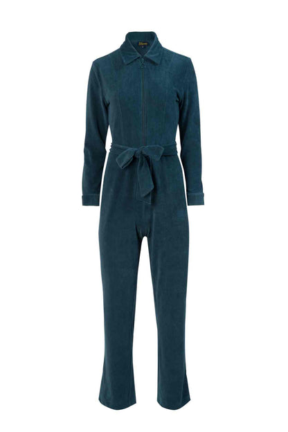 Ginger Jumpsuit Rib Velour