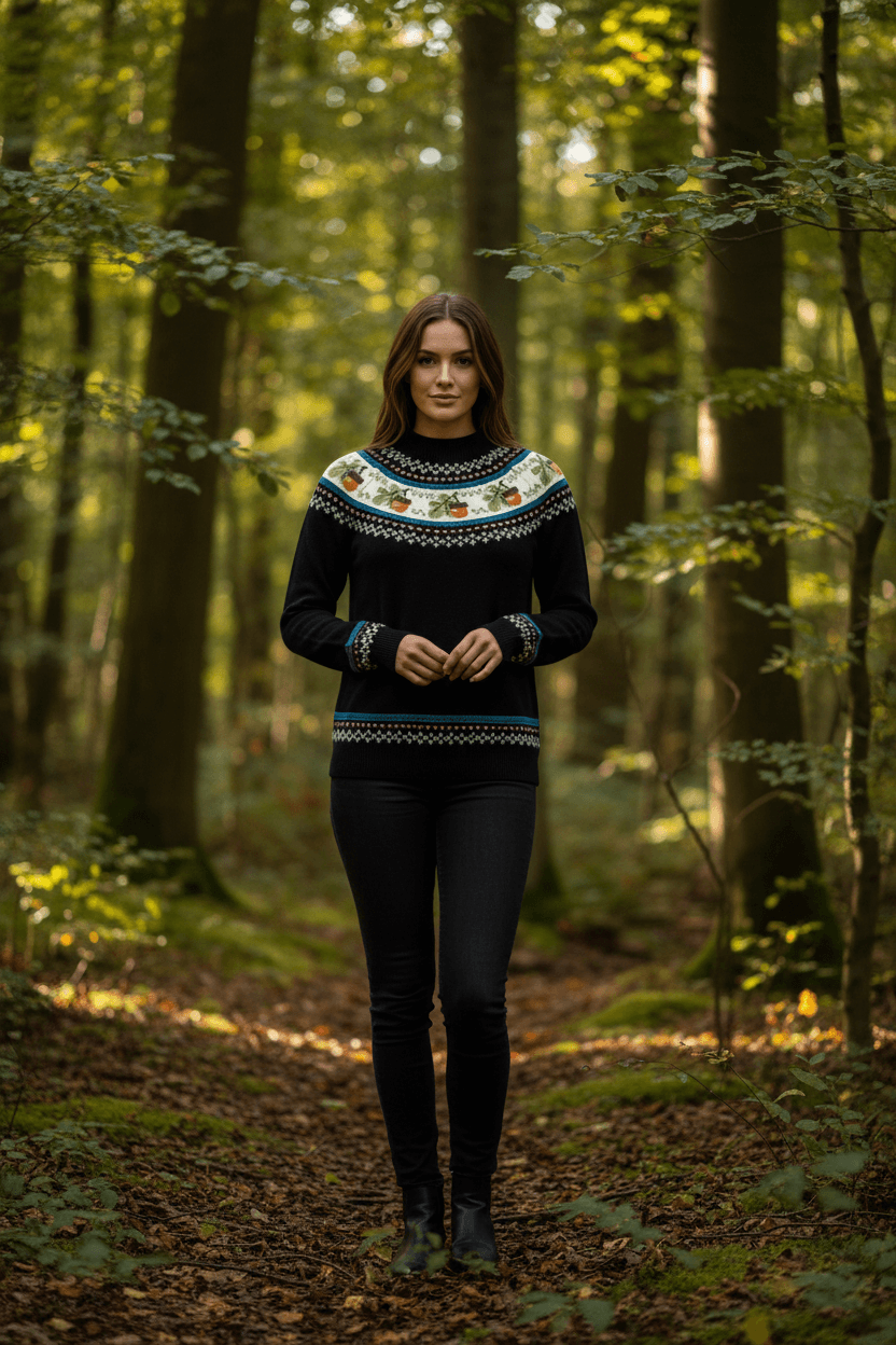 Fairisle Sweater - Acorn - SoMuch Fashion