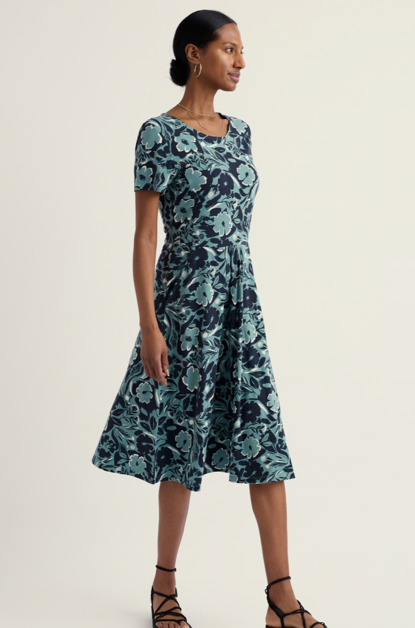 April Dress-Summer Shadows Sardine