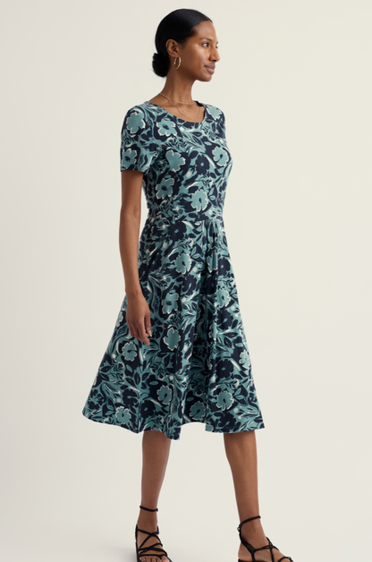 April Dress-Summer Shadows Sardine