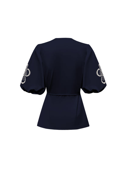 Blouse short sleeves