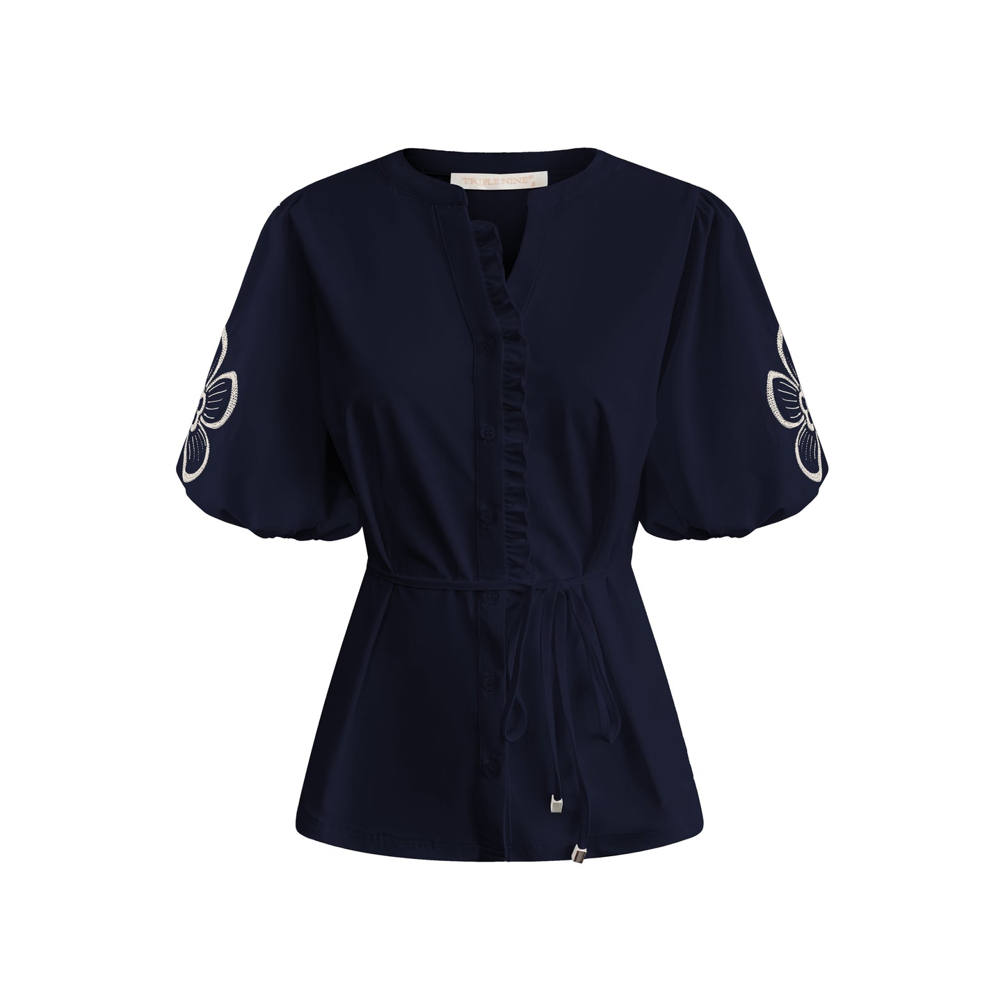 Blouse short sleeves