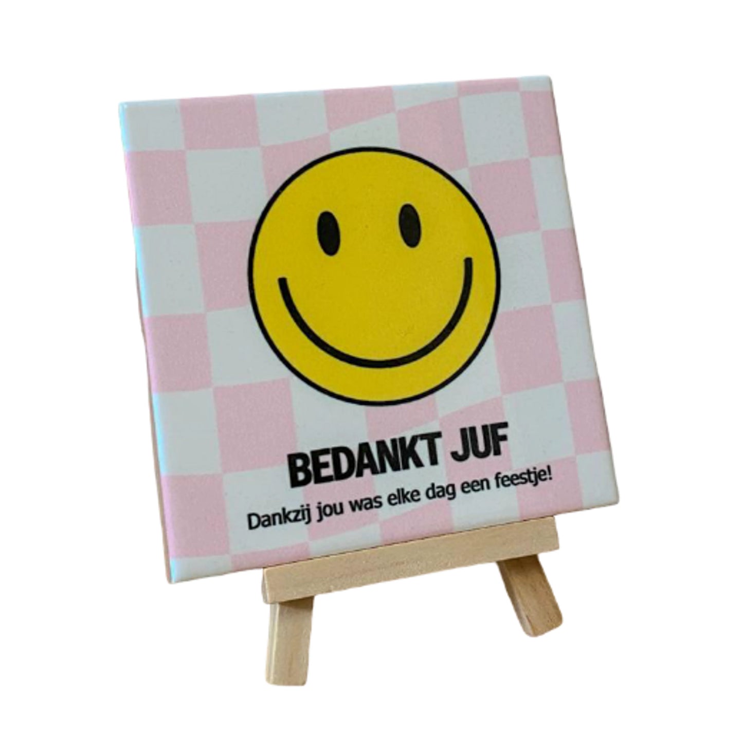 Tegeltje Bedankt juf