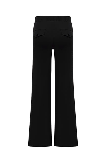 Triple Nine Straight Pants Zwart