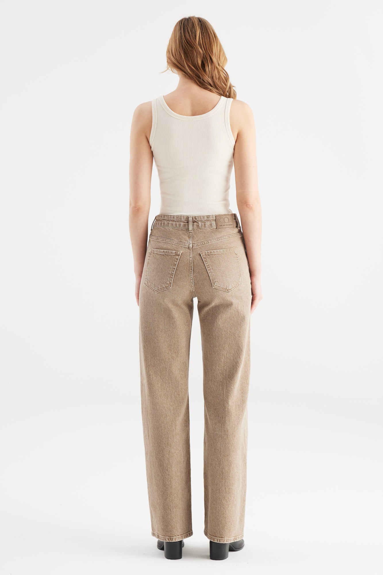 jeans in peanut denim kleur 
