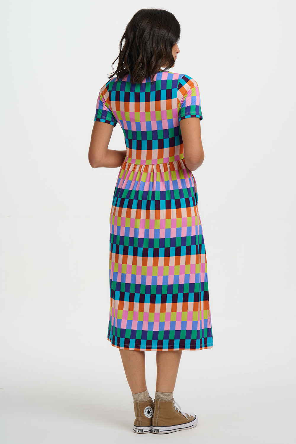 GINA JERSEY MIDI DRESS