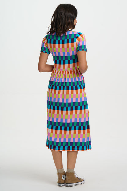 GINA JERSEY MIDI DRESS