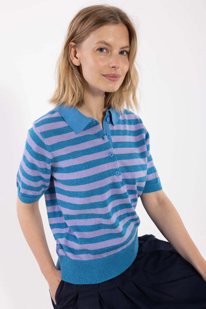 Danesandwich Glitter Sweater Polo Light
