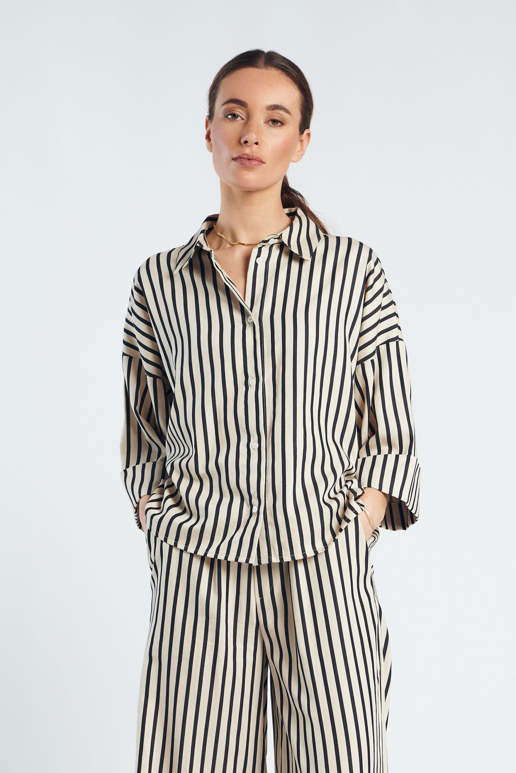 Dahlia Top Striped